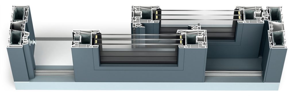 Sezione trasversale del patio HST 82.