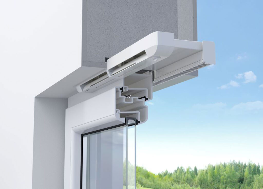 Il diffusore a finestra AEROMAT flex viene installato senza previa fresatura delle asole.