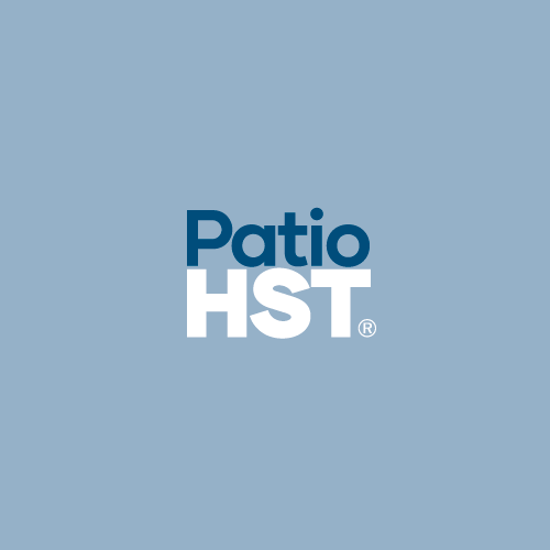 Logo HST del patio.