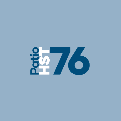 Logo HST 76 del patio.