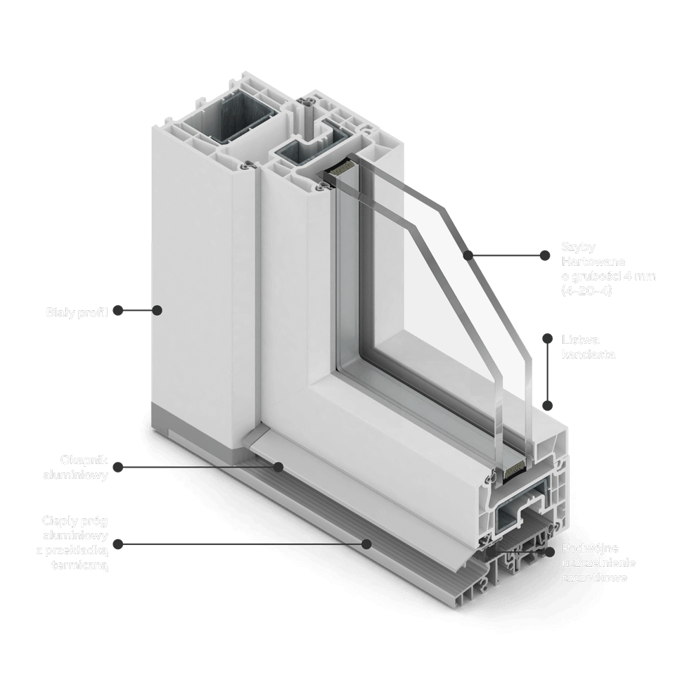 Sezione balcone Slim.